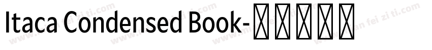 Itaca Condensed Book字体转换
